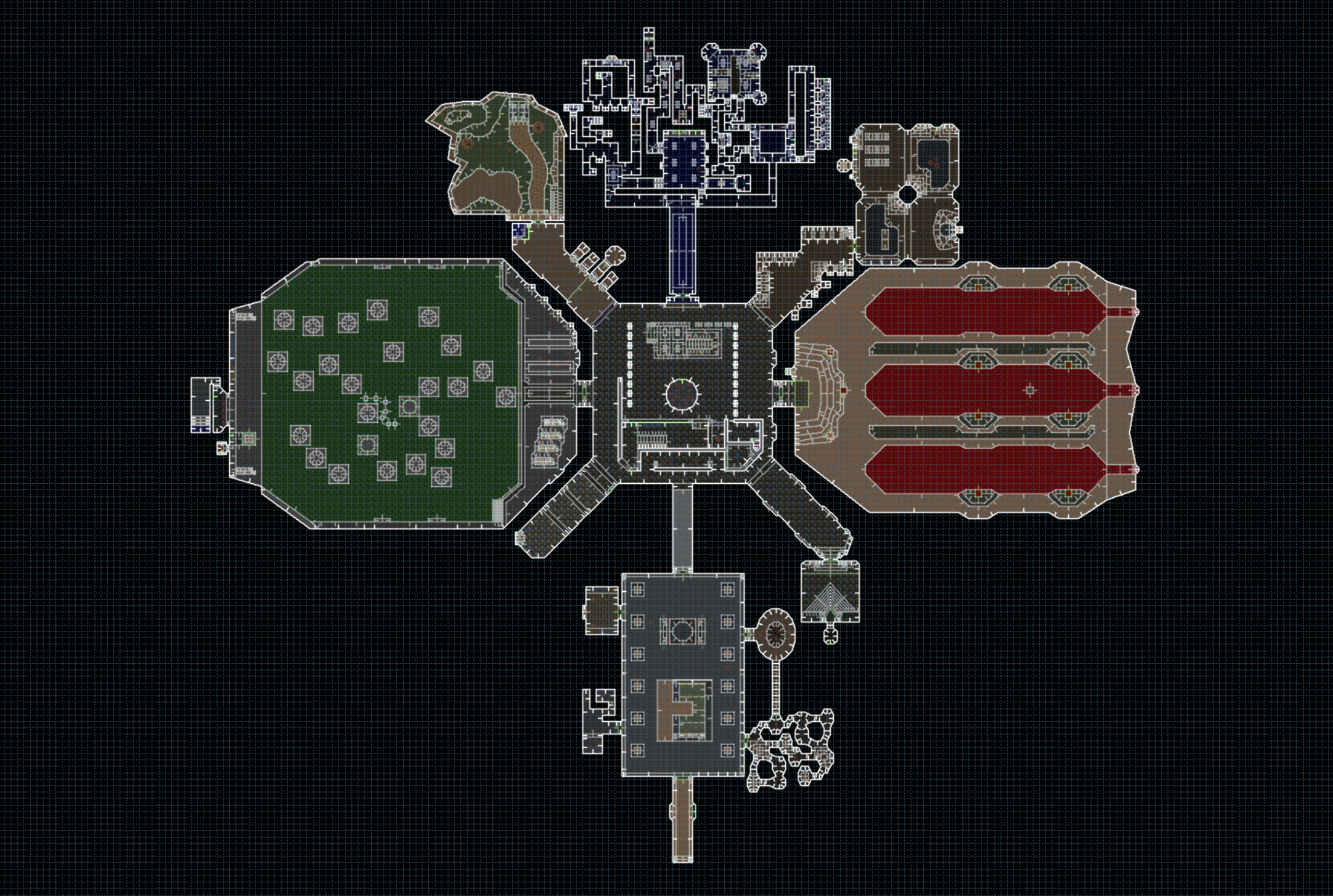 HEXADEATHIMAL Map Layout